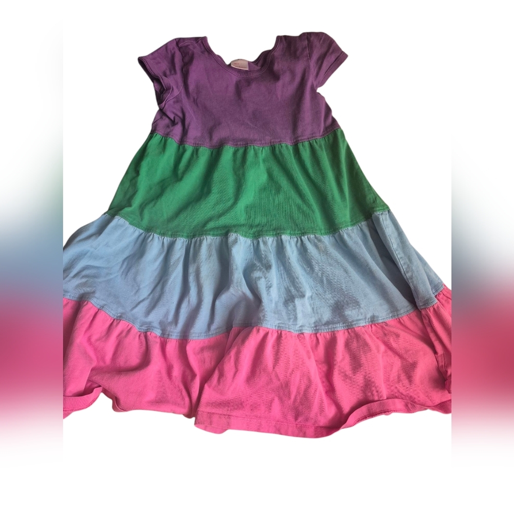 Hanna Andersson Summer Twirl Power Dress Size 6-7